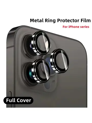 2-3Pcs Lens Metal Ring Protector Glass For IPhone11 12 13ProMax Camera Lens Protection On IPhone12 15 13Pro 14 Pro Camera Film