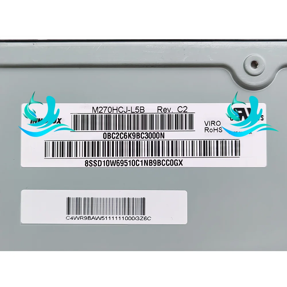 Imagem -06 - Lcb Tela Lcd para hp Pavilion Tudo em um pc 27-ca000a Monitor Led 1920x1080 Fhd 30 Pinos 27 M270hcj L5b M270hcj