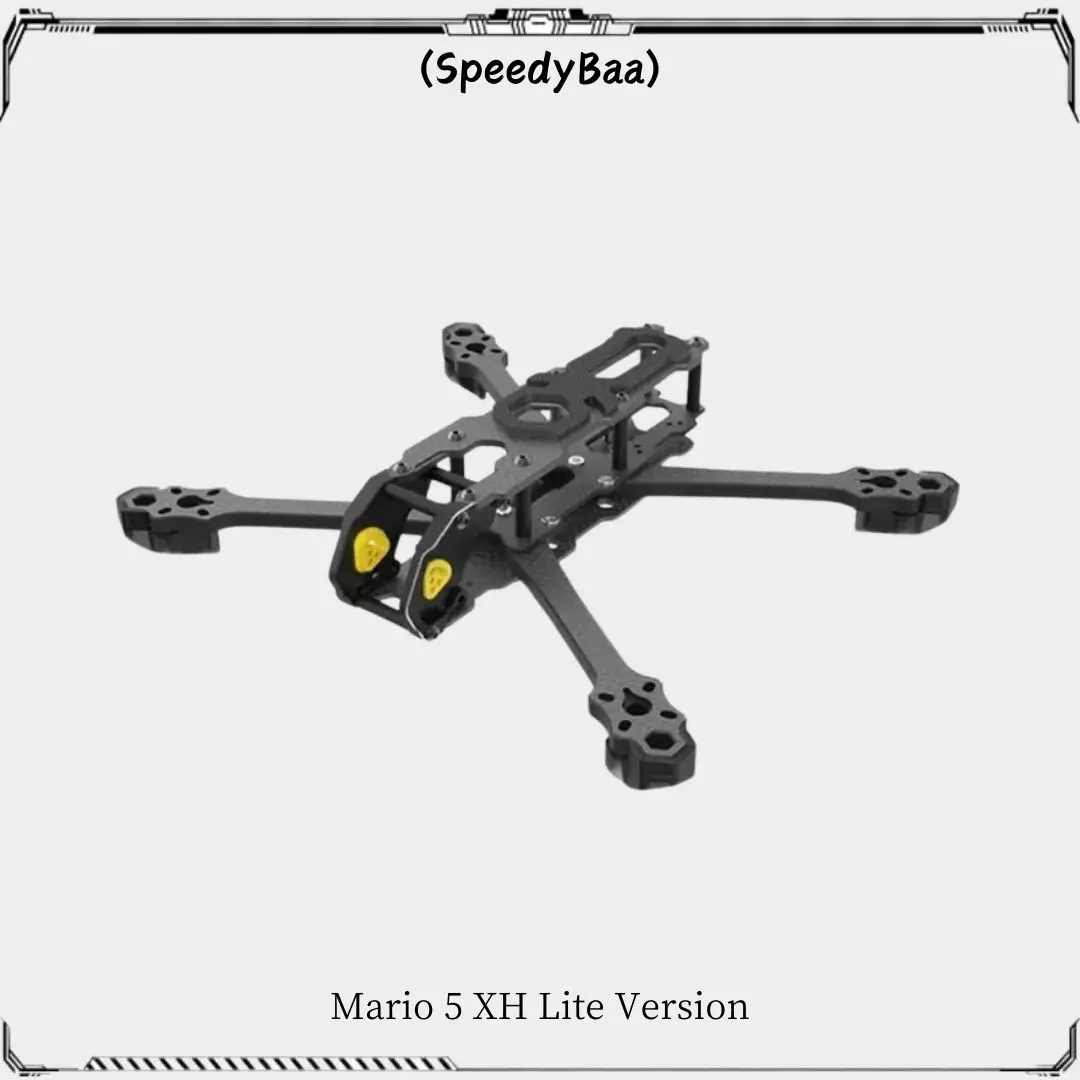 SpeedyBee Mario 5 Frame Kit DC / XH Version with Carbon Fiber Plate FPV Freestyle RC Racing Drone