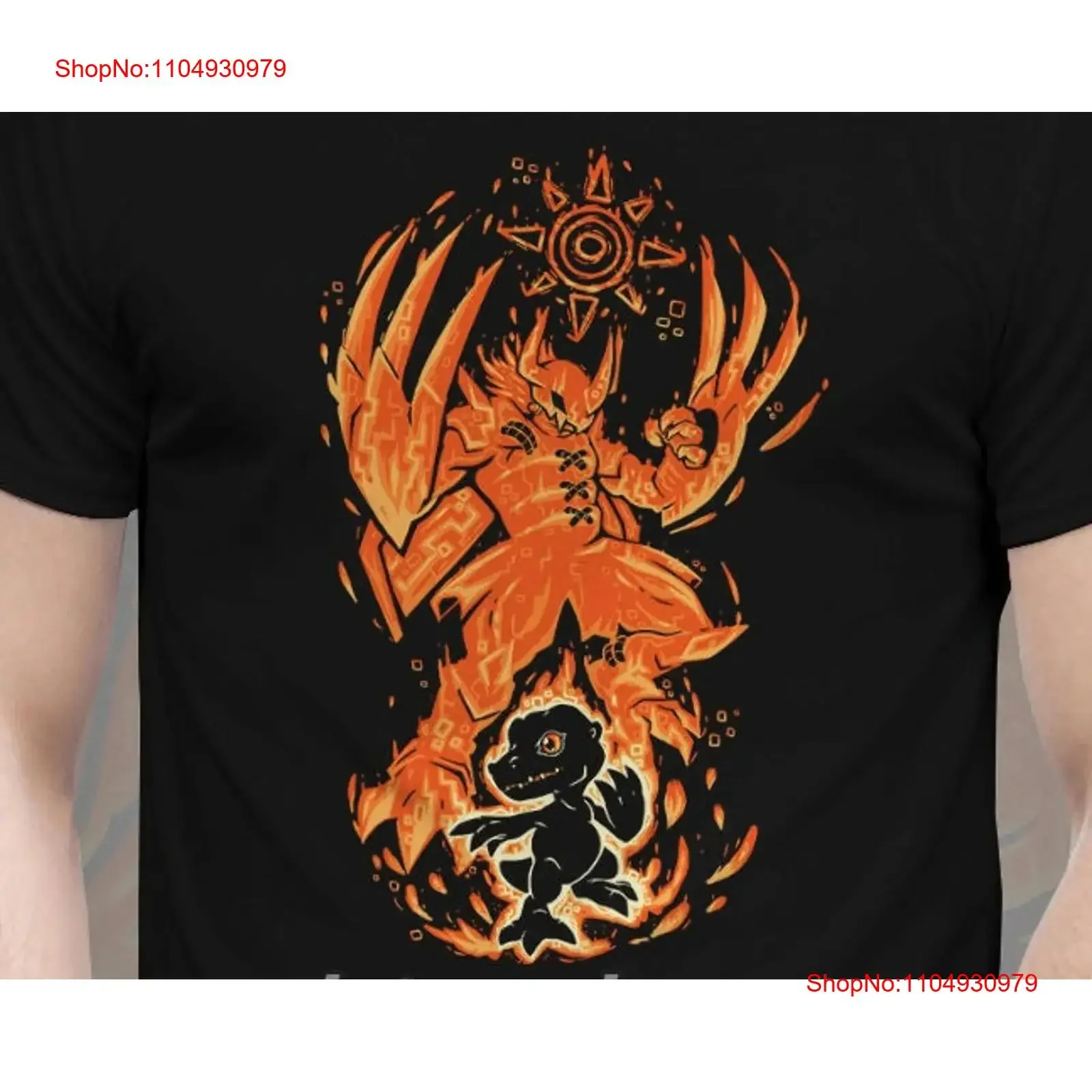 UK Delivery Digital Courage Within The Crests Agumon Wargreymon T Shirt digi mon Silhouette Video Game vintage Washed Slightly