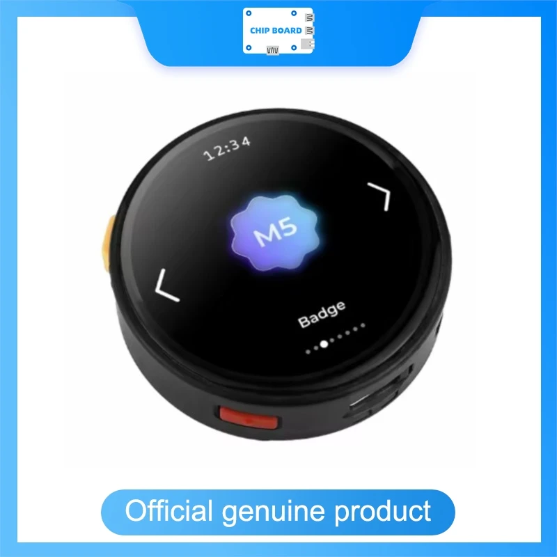 

M5Stack StopWatch ESP32-S3 Dev Kit, 1.75 Inch AMOLED Touch Screen, Portable Circular Interactive Board