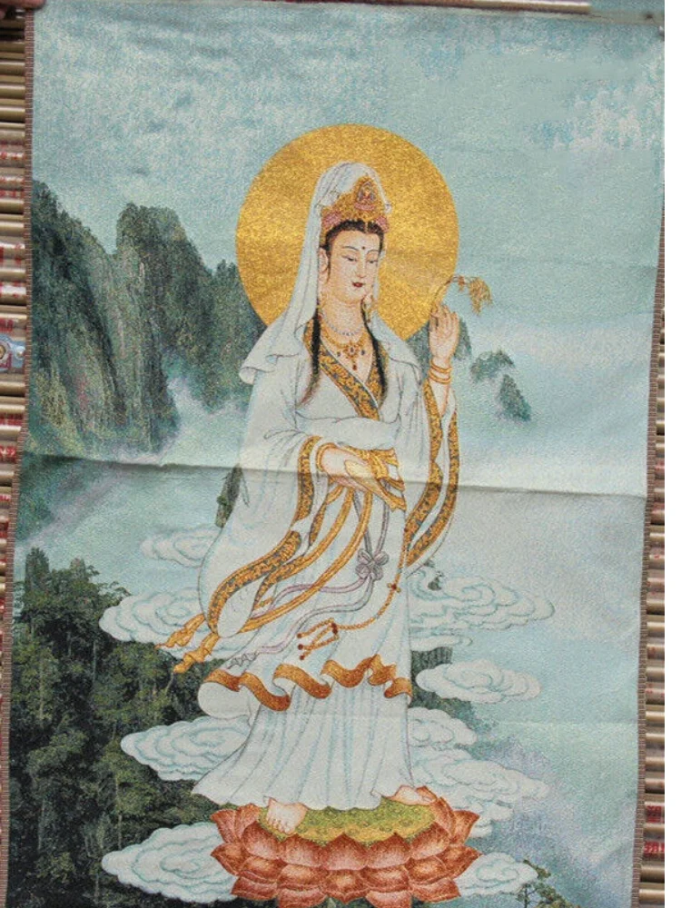 90Cm Chinese Silk E…