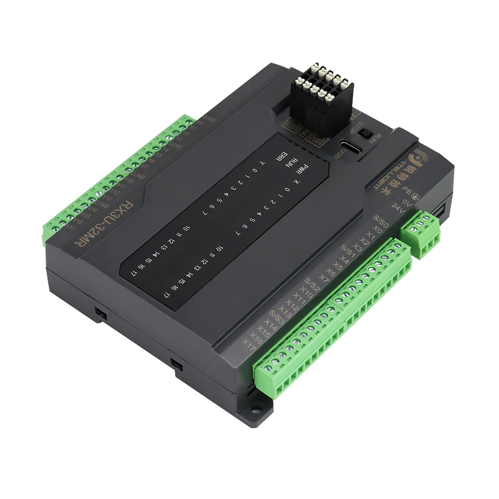 RX3U-32MR/MT سلسلة 150 كيلو هرتز 16 وحدة تحكم PLC قابلة للبرمجة للإدخال والمخرجات #1