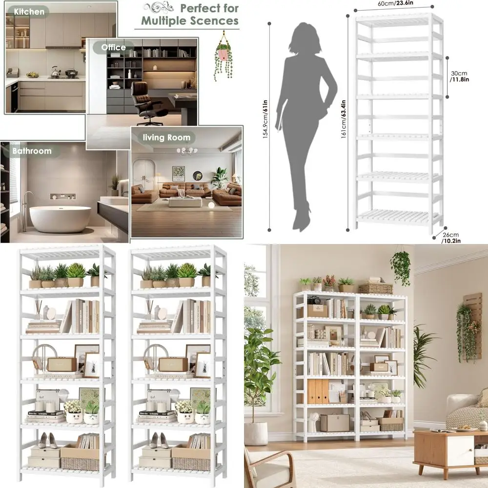 2-Piece Bamboo Book… - image