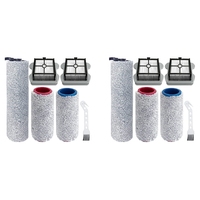 Promotion!2 Set Replacement Parts Roller Brush HEPA Filters Compatible For Roborock Dyad U10 Wet And Dry Vacuum Cleaner