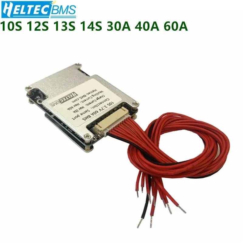 Imagem -02 - Placa do Equilíbrio de Bms para a Bicicleta Elétrica Ferramentas Elétricas 36v 24v 48v 1014s 10s 13s 12s 14s 30a 40a 60a 1200w Atacado