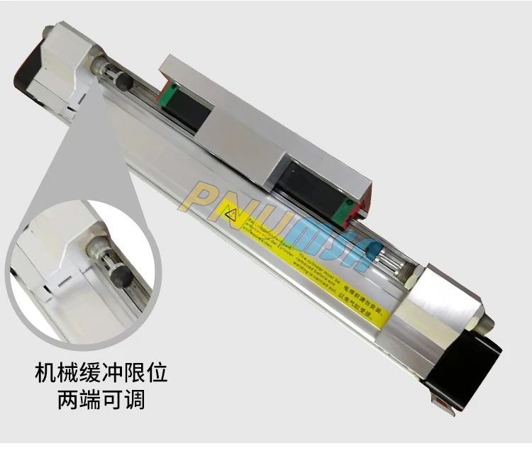 Cilindro sem haste mecânico de alta velocidade com trilho de guia OSPP25-STL-300-400-500-600-700-800