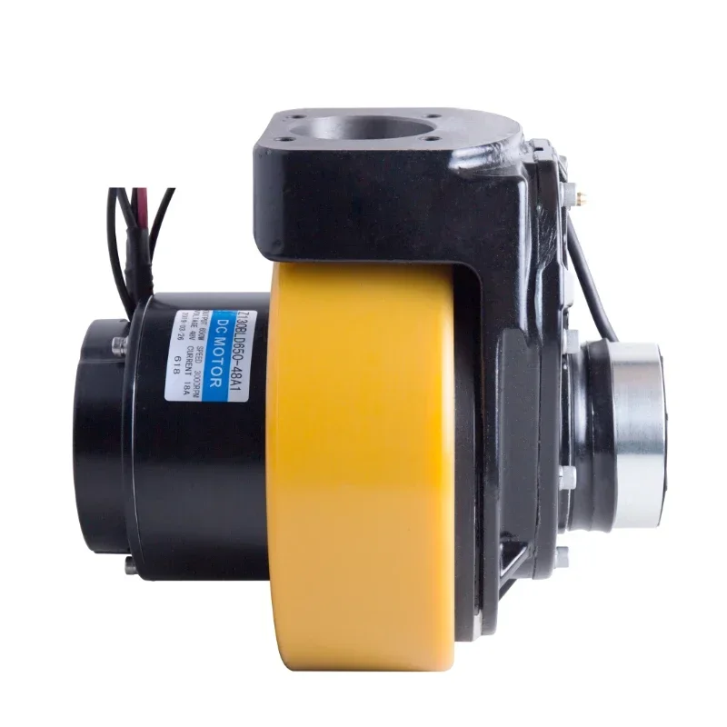 650W 750W 1000W Rubber Drive wheel 24V 48V DC brush brushless driving wheel motor for Electric forklift pallet truck