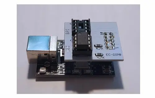 

FlashcatUSB Programmer 2.3 for SPI and I2C Flash EEPROM (DIP8 socket)