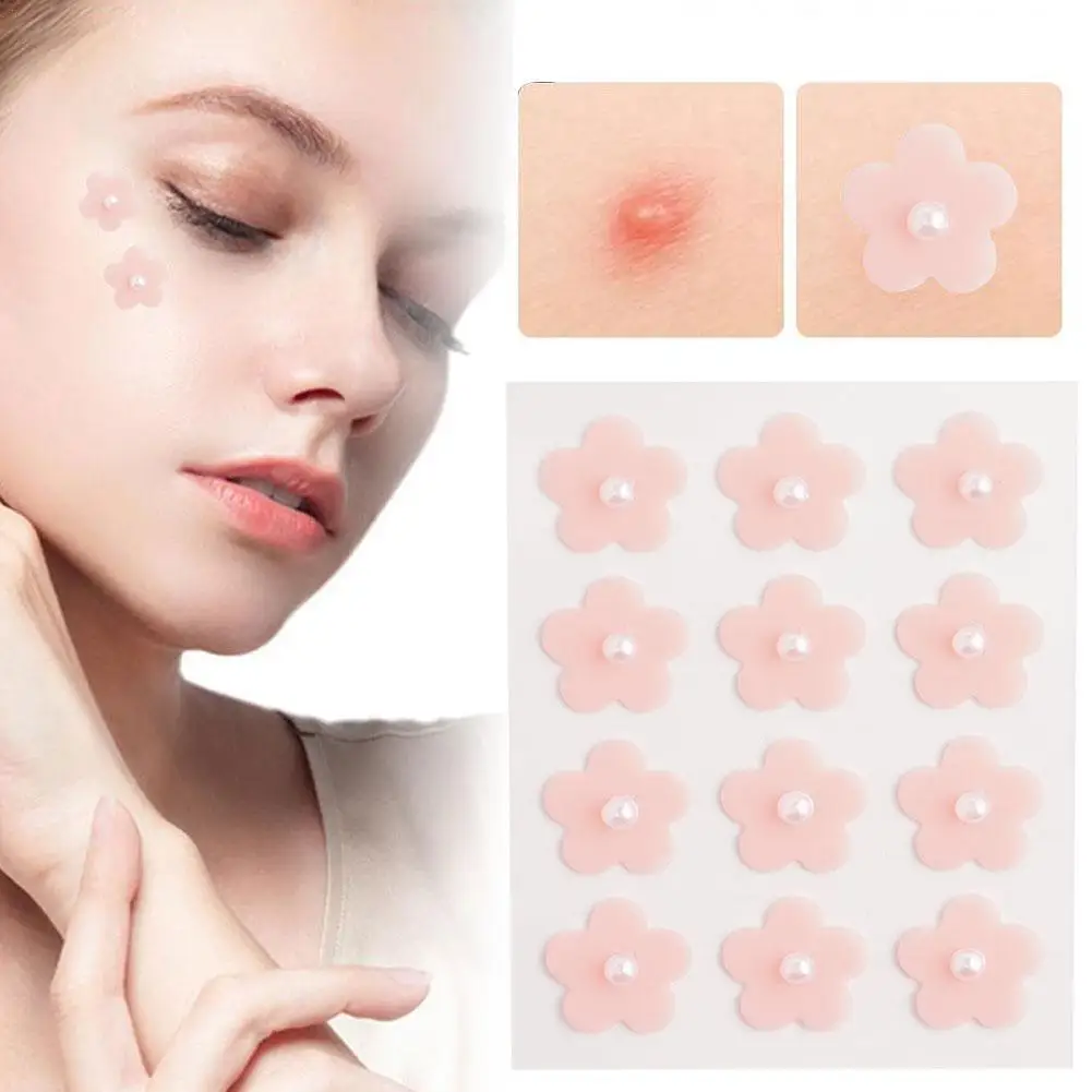 12-20PC Diamond Flower Invisible Acne Removal Pimple Patch Beauty Acne Tools Pimple Originality Concealer Face Spot Beauty Makeu