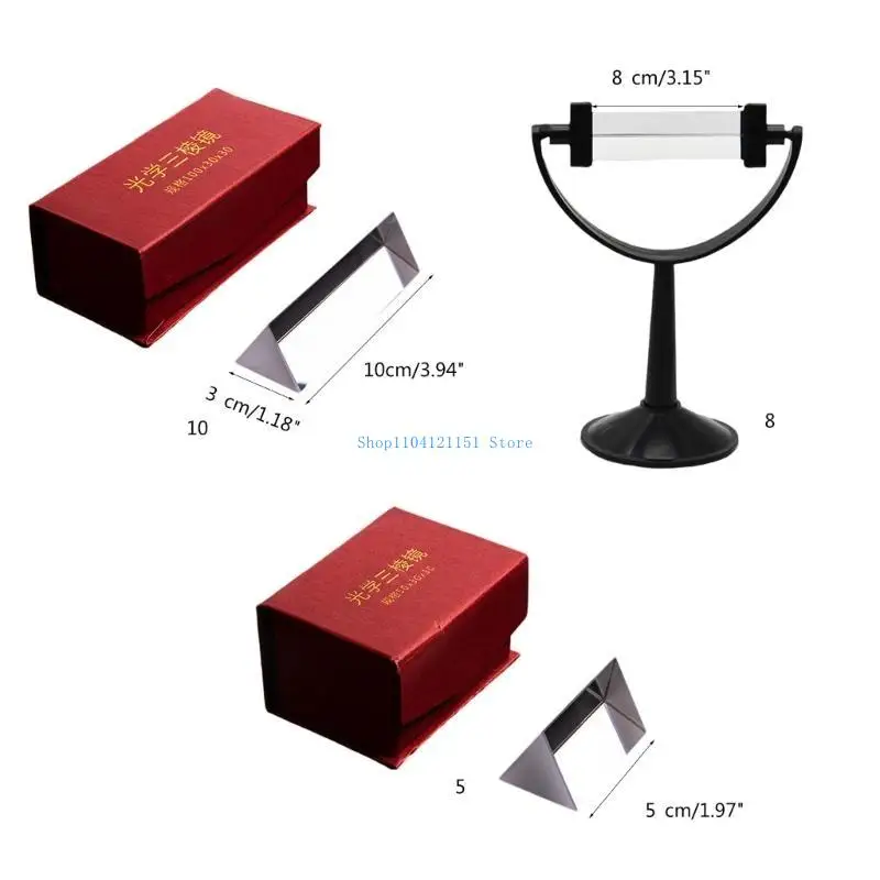 A2BD Triples Prism Prism triangular Prism Crystal Crystal Prisme Prisme Pansical Prism triangular for School