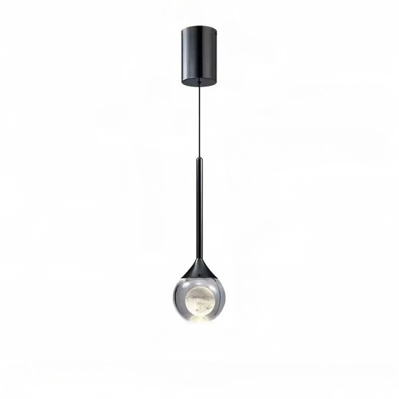 Nordic Hoverable Crystal Ball Pendant Lights Luxury Led Hanging Lamps Bedroom Dining Room Restaurant Atmosphere Chandeliers