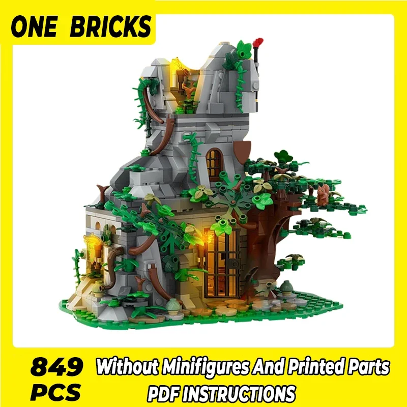 

Medieval Forest Castle Model Moc Building Bricks Forest Outpost Technology Modular Blocks Gifts Christmas Toys DIY Sets Assembly