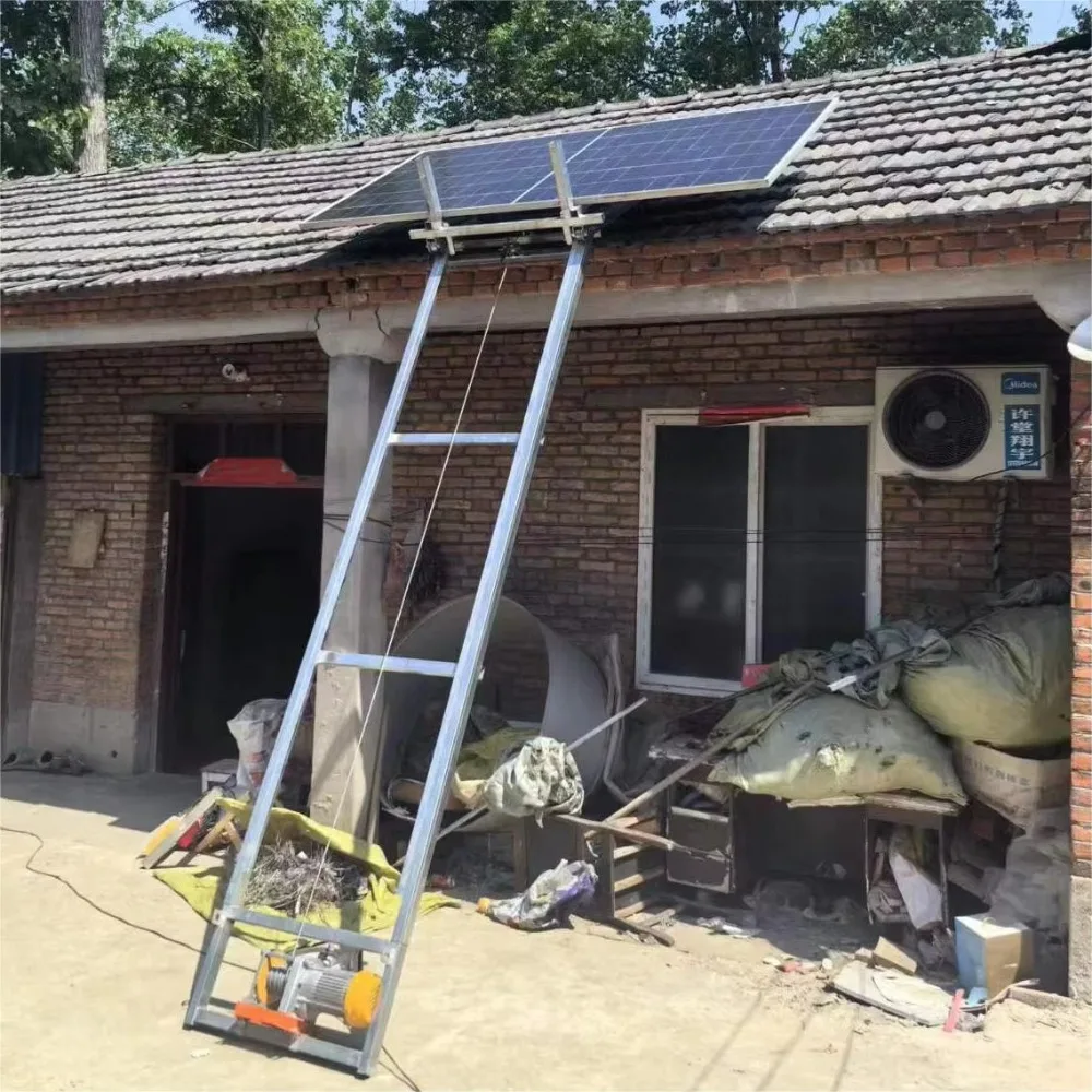 

Safe and Fast Photovoltaic Panel Lift Electric Small Lifting Glass Door and Window Crane Portable Solar Panel Crane 4 to 25m