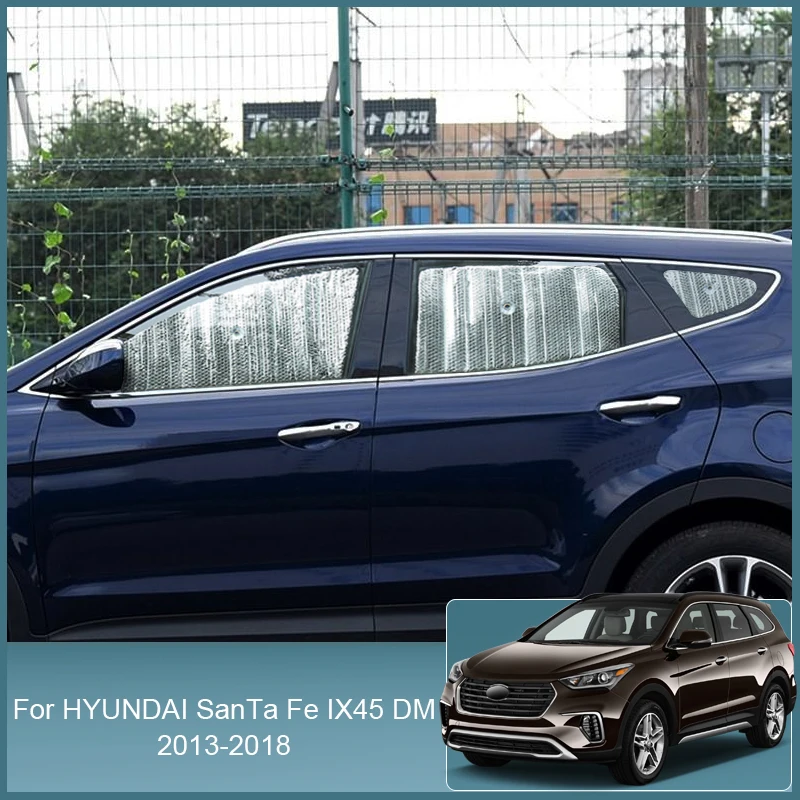 

Солнцезащитные козырьки на лобовое стекло автомобиля, защита от ультрафиолета, оконная занавеска, козырек от солнца, аксессуары для Hyundai Santa Fe IX45 DM 2013-2025