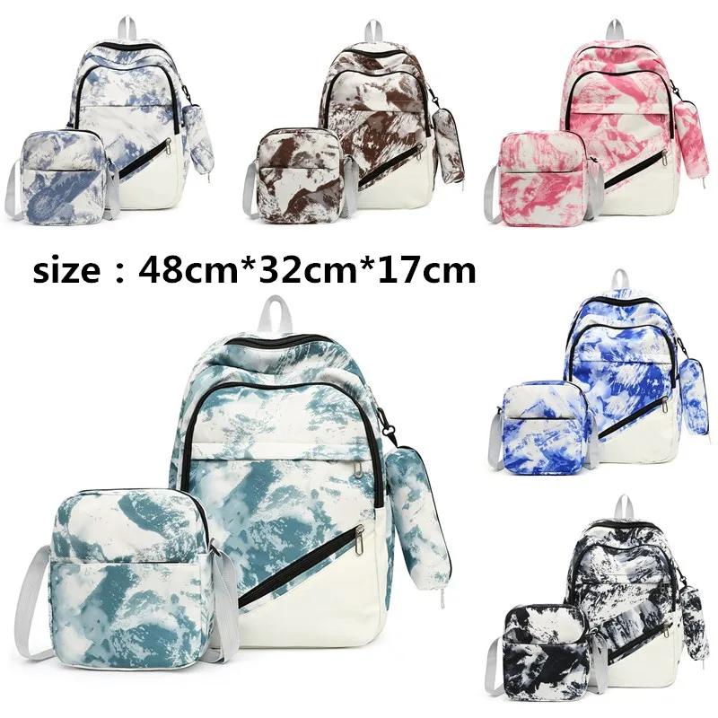 Imagem -03 - Moda Tie Dye Impresso Mochila Feminina Estilo Chinês Camuflagem Crianças Escola Mochila para Meninos Meninas Crianças Mochilas 2023