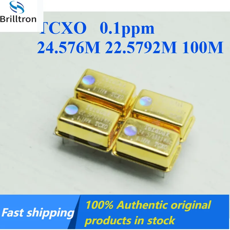 TCXO Temperature-compensated Crystal Oscillator 0.1ppm, 80M/100M/13M/22.5792M/24.576M  Brand New, in Stock, Hot Selling!