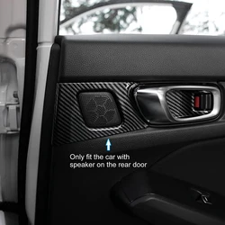 For Honda Civic 11th Gen Accessories 2022 2023 Sporty Design Carbon Fiber Style Car Interior Handle Bowl Cover Trim
