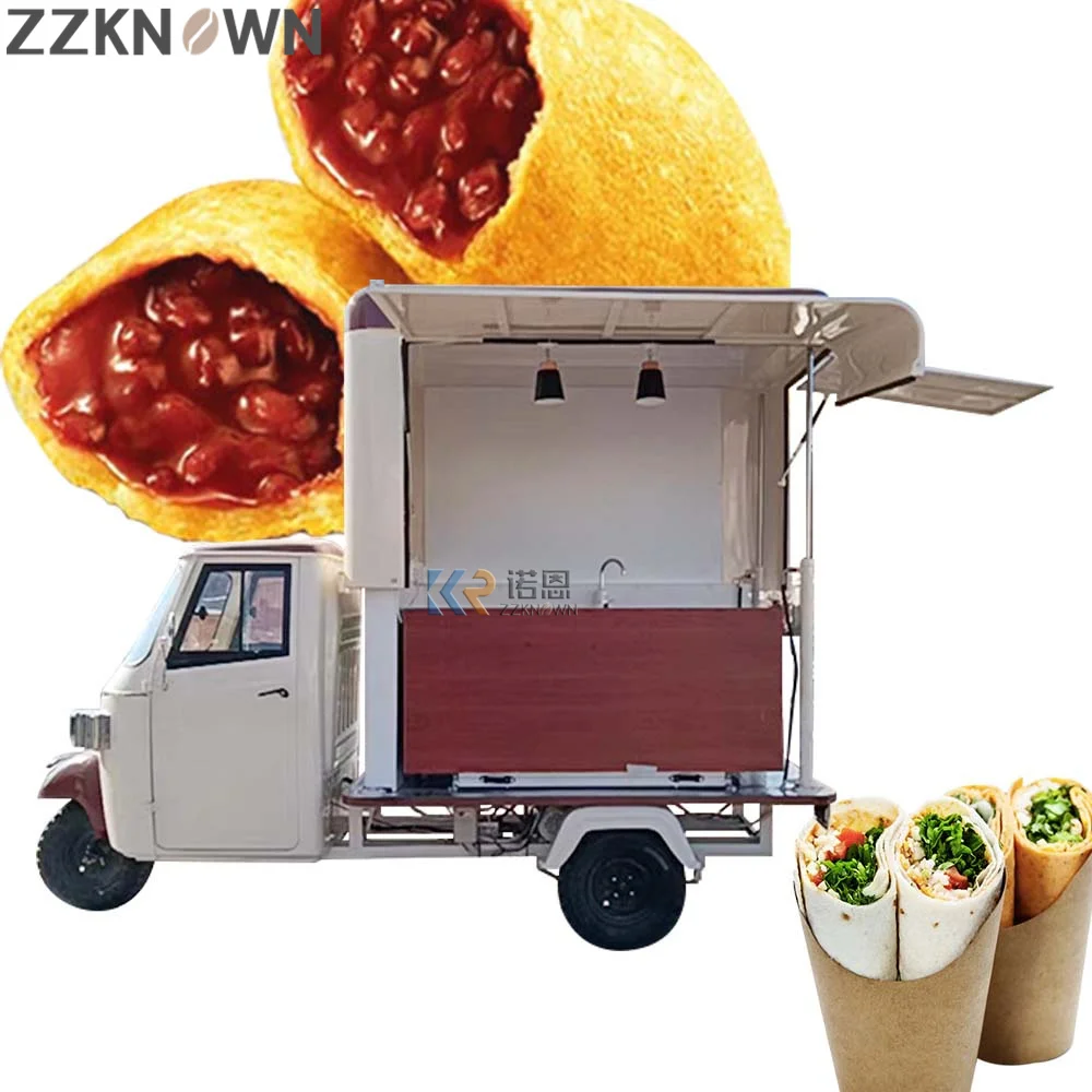 رفع كهربائي شرب فان كشك تقديم الطعام جهاز تسخين الطعام دراجة نارية توك توك سكوتر المعكرونة القهوة الهراء البيتزا الغذاء شاحنة عربة عصير