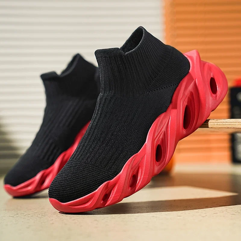 Sport Shoes Male Advanced Leather Casual Shoes Traning Men's Basketball Trends 2024 Hot-Selling Big Size Sneakers Boy Tennis