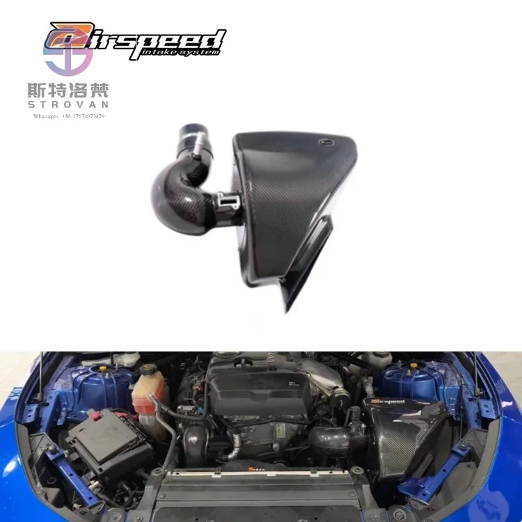 

STLF Airspeed Intake Real Car Data Development Dry Carbon Fiber Air Intake Pipe Cold Air Intake System for Chevrolet Camaro 2.0T