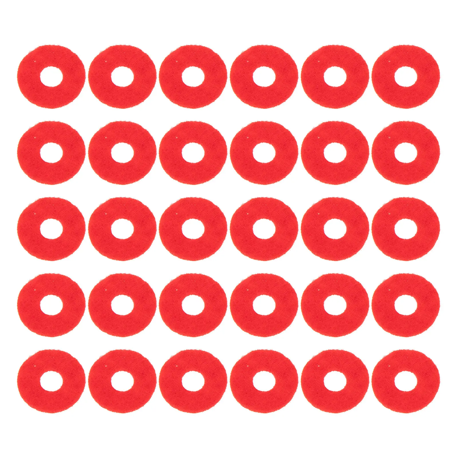 

90 Pcs Piano Key Washers Felt Lightweight Circular Design Compatible Drum Sets Premium Material Prevents Metal Touch Protects