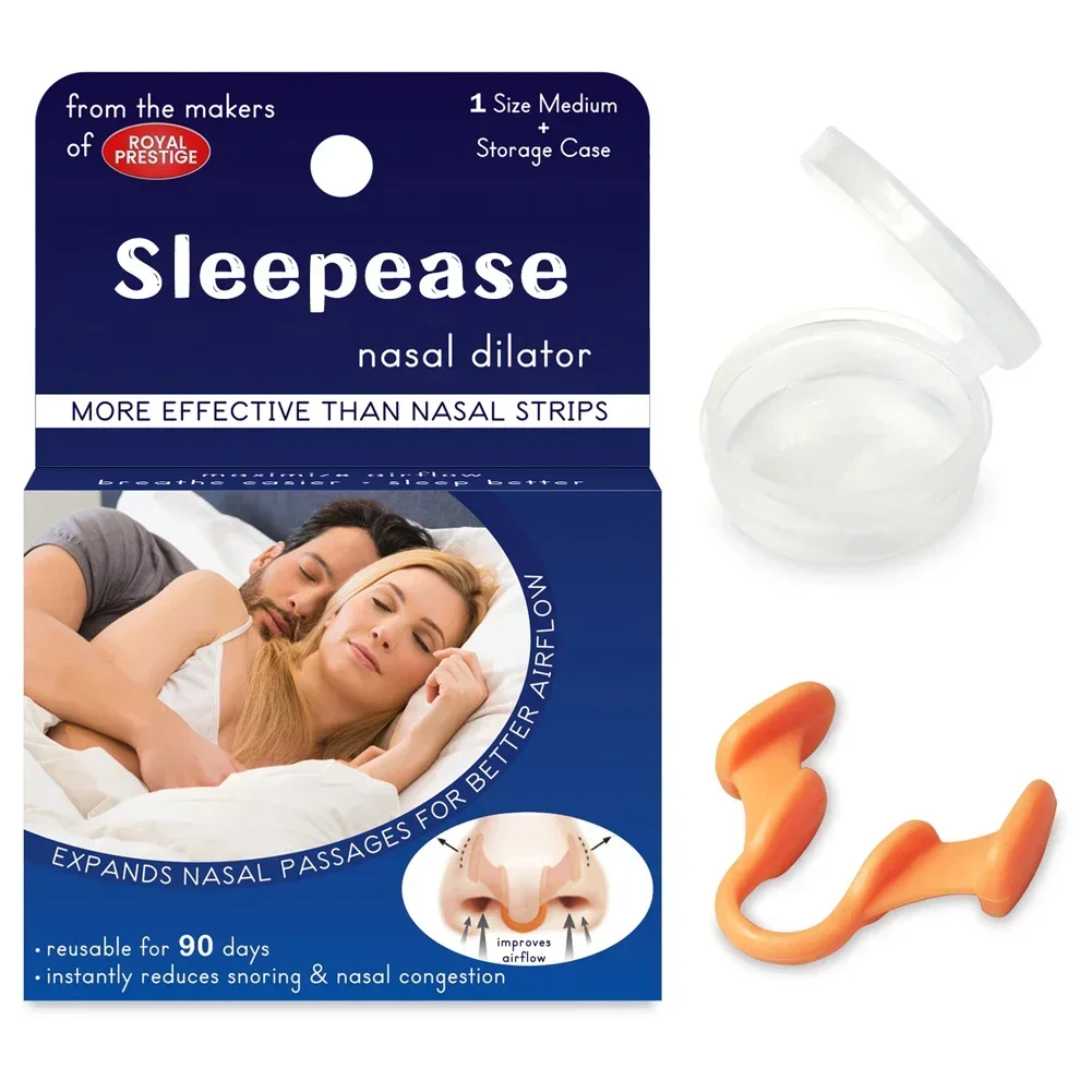 1pc Silicone Nose Clip Anti Snoring Nasal Dilator Stop Snore Aid Easy Breathe Improve Sleeping Rhinitis