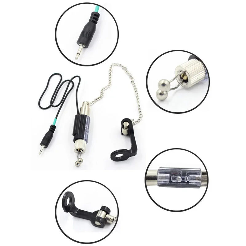 Fishing Alarm Assembly Flash Rocker Iron Galvanizing Tensioner Engineering Design Carp Fishing Tools Supplies Accessories