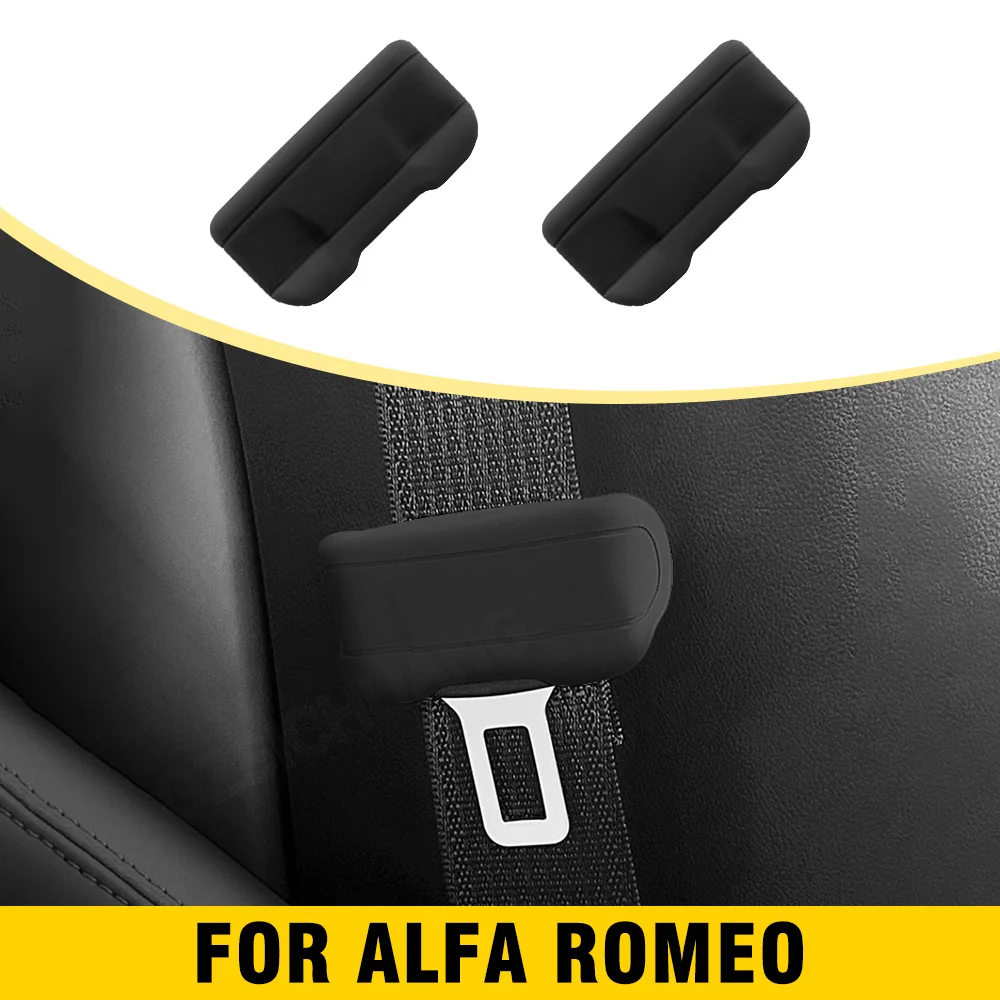 

Car Seat Belt Cover For Alfa Romeo Giulia 2017 2018 2019 2020 2021-2025 Silicone Seat Belt Protective Cover Interior Accessories