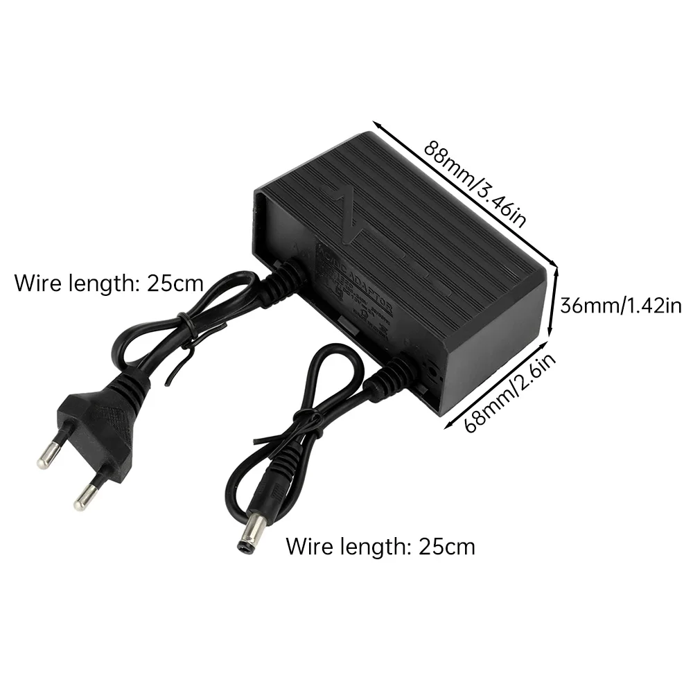 AC 100-240V to 12V 2A AC DC Charger Adapter EU US Plug 24W Switching Power Supply Monitor Camera Power Adapter
