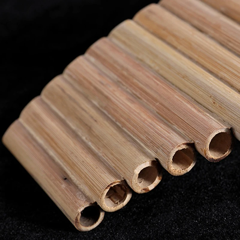 

M20K Pan Flute 15 Pipes Natural Bamboo Wind Instrument Panpipe G Key Panpipe Handmade Woodwind Instrument Folk Instrumentos