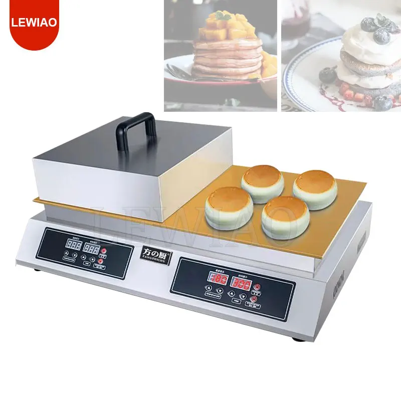 Mesin Souffle Berkepala Dua Mesin Muffin Dorayaki Komersial