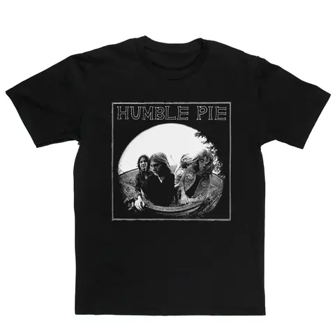 Humble Pie 사진 티셔츠 밴드 의류 패턴 인쇄 여름 럭셔리 브랜드 코튼 남성 및 여성 티셔츠 반팔
