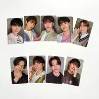 9Pcs/Set Idol &TEAM New Series LIGHT STICKS Lomo Cards Postcards K FUMA EJ YUMA JO HARUA TAKI MAKI NICHOLAS Fans Gift Collection 5