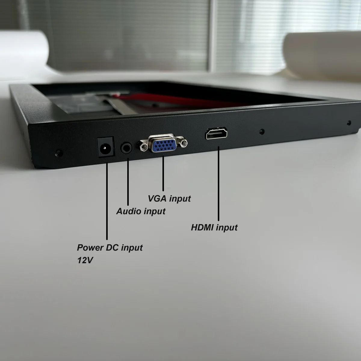 Metal case back cover Shell box 10.1 11.6 17.3 15.6 14.1 13.3 14 inch for VGA HDMI-Compatible EDP controllor board and Panel LED