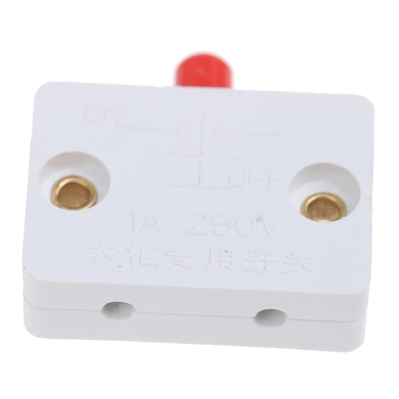 202A Self-resetting / Normally Closed Switch Wardrobe Door Cupboard Doors Sliding Universal 1A250V 2A250V