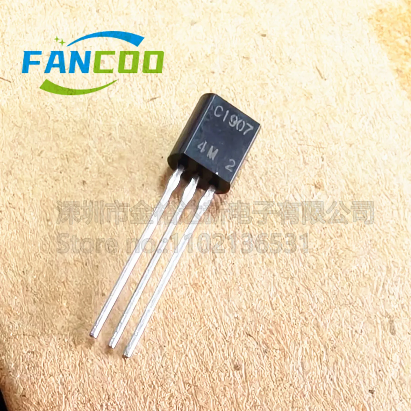 C1907 2SC1907 Silicon NPN Epitaxial Planar Transistor TO-92 100% NEW Original  Copper Feet C2570 2SC2570 C2570AE C3136 2SC3136