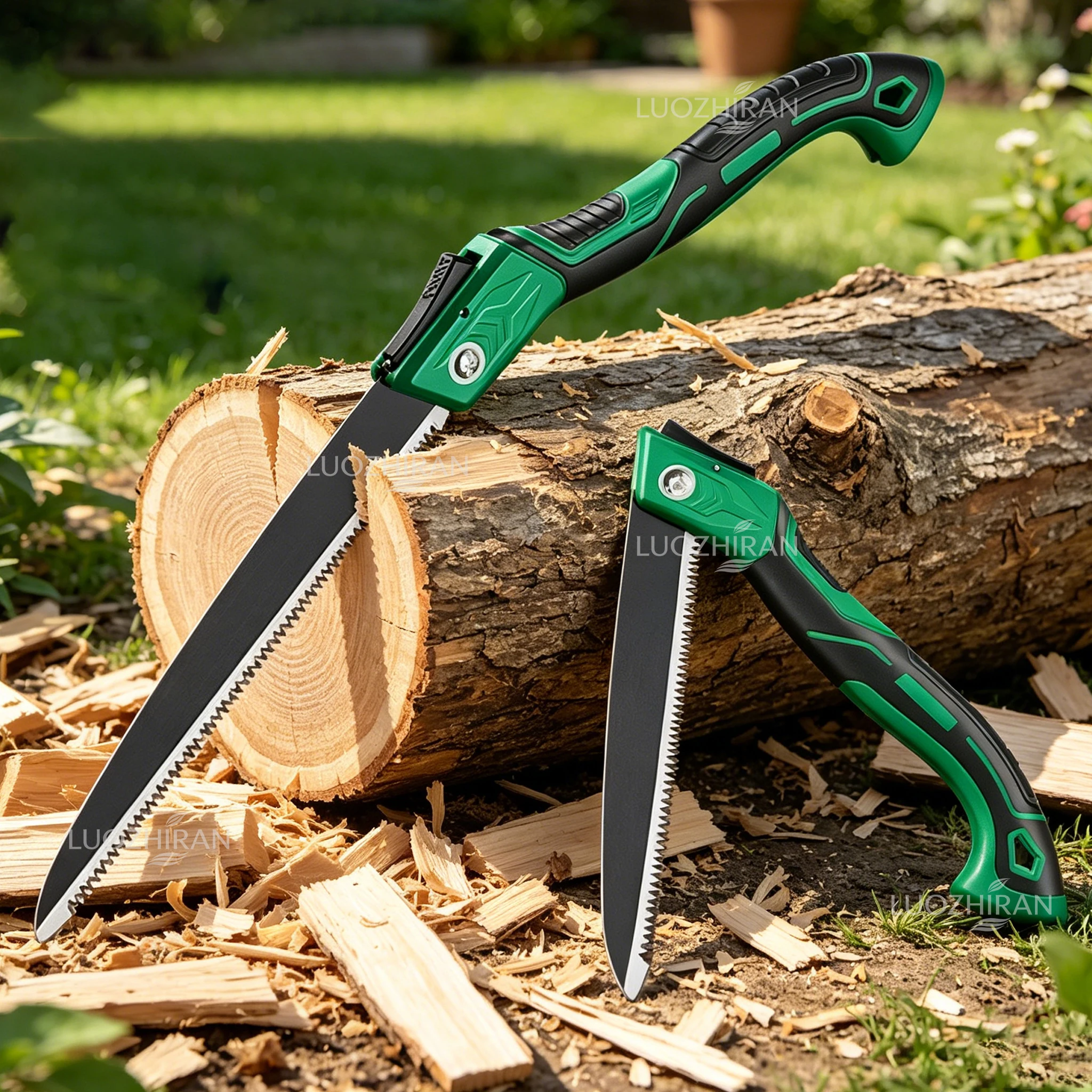 Sierra plegable de acero SK5, sierra de mano con hoja de corte afilada, sierra de poda multifuncional para jardín, para carpintería, camping, herramientas para el hogar y exteriores