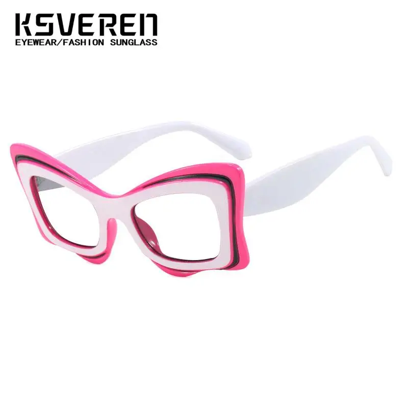 Occhiali da lettura Cat's Eye da donna Occhiali da presbite con blocco della luce blu Occhiali da vista Personalizza occhiali con montatura diottrica