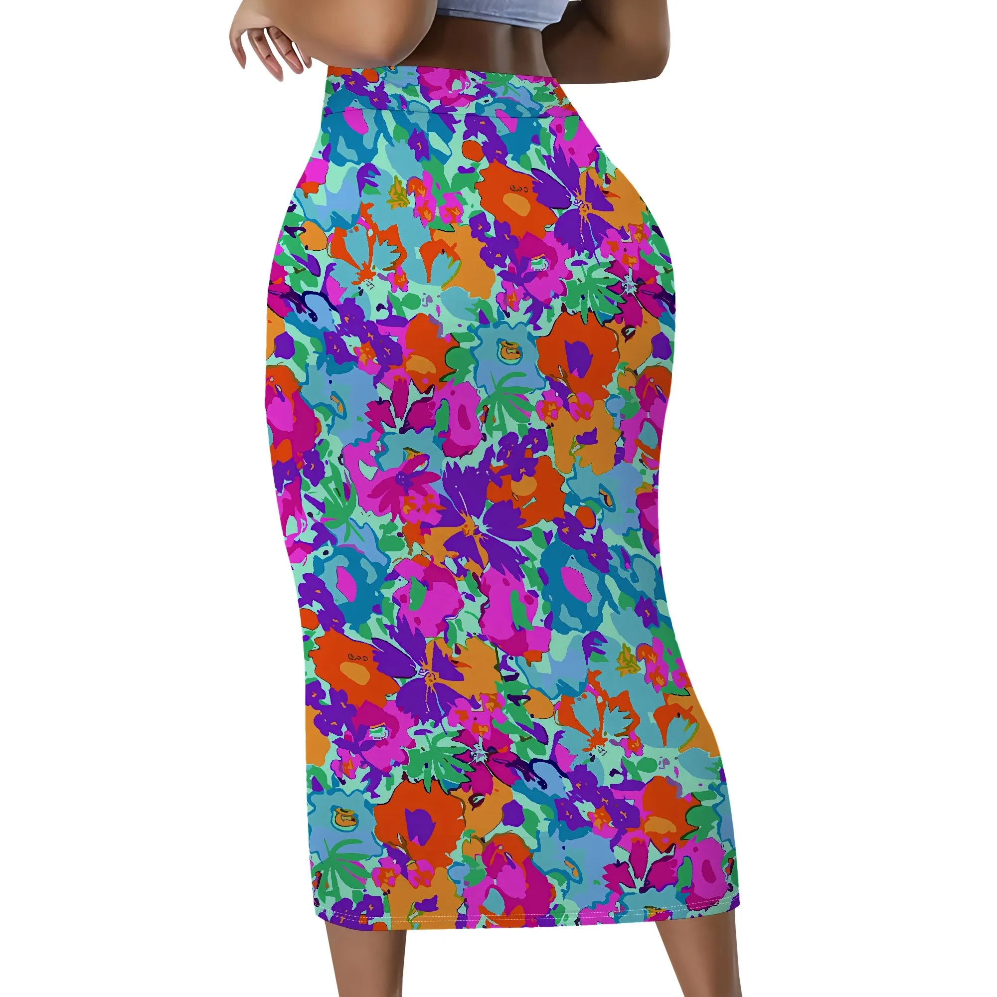 Яркая юбка с цветочным принтом – обзор и цена Midi Skirt Floral