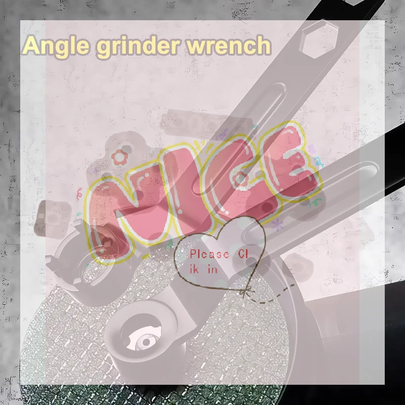 Multifunction Wrench Angle Grinder Four Claw Thickened Disassembly Wrench Adjustment Tool For Grinding Wheel Machine Accessories