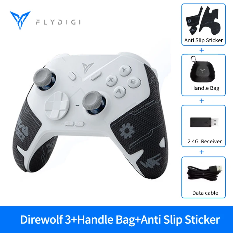 

Flydigi Direwolf 3 Wireless Gaming Controller Support PC/NINTENDO SWITCH/TV/Android/iOS Phone Self-develped lever joystick