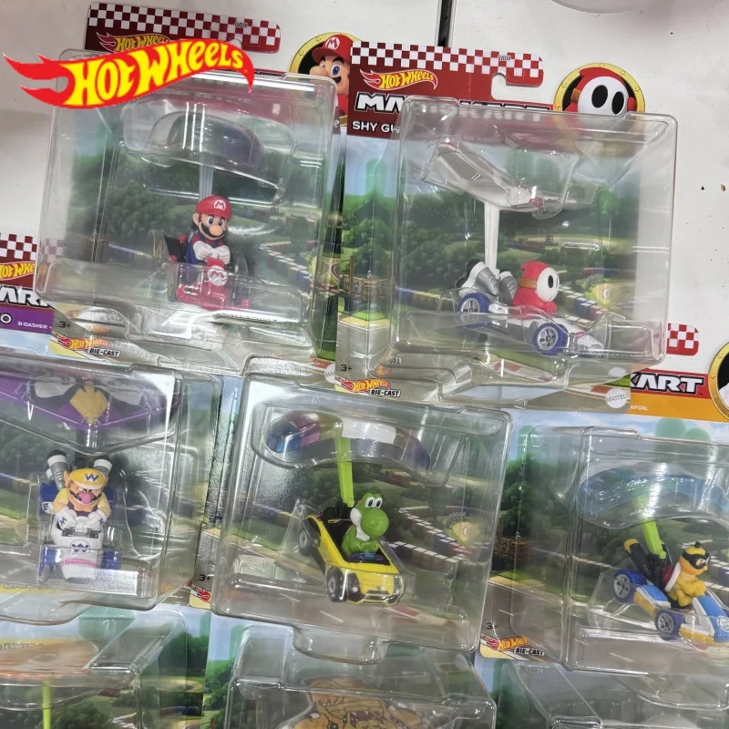 

Hot Wheels Premium The Super Mario Bros Movie Kart Wario Luigi Plumber Van Koopa Troopa Toad Donkey Kong Литая модель автомобиля Режим