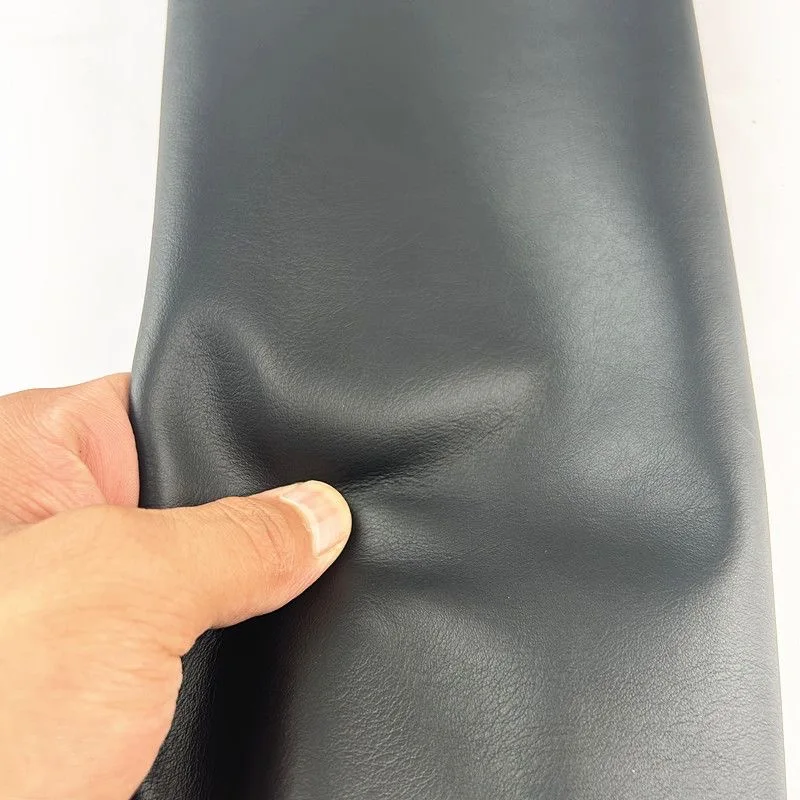 Head Layer Cowhide Leather 1.2mm Genuine Leather Black Plain Weave High-End Napa Leather Sofa Headboard Soft Bag Whole Cowhide