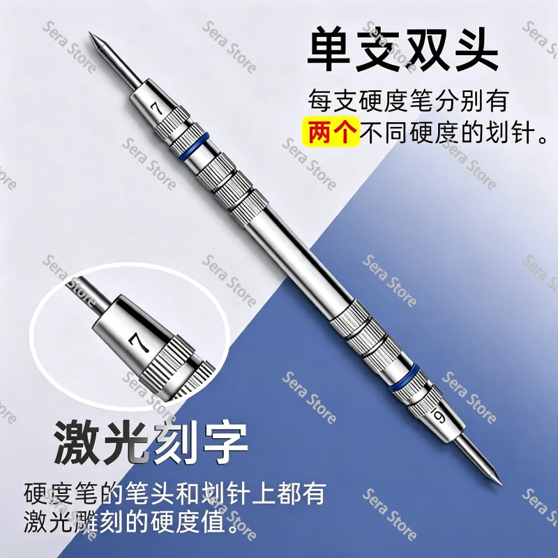 Hardness Pen Glass Tile Hardness Tester 2-9 Level Hardness Set