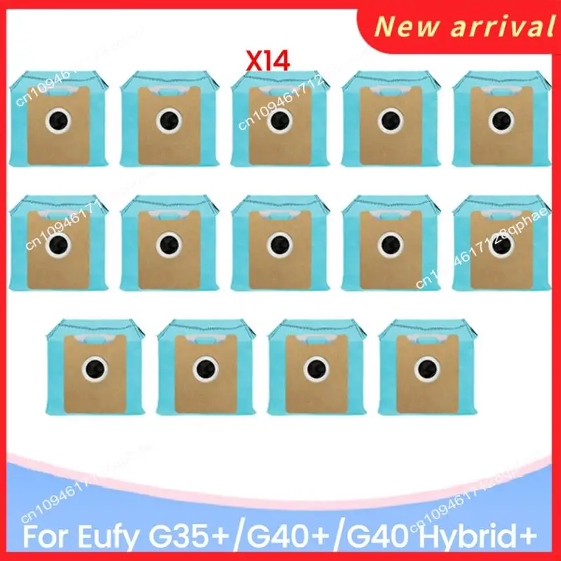 N89R 14 قطعة أكياس الغبار Foreufy G35 + ، G40 + ، G40 Hybrid + ملحقات المكنسة الكهربائية استبدال كيس الغبار غير المنسوج كيس النفايات