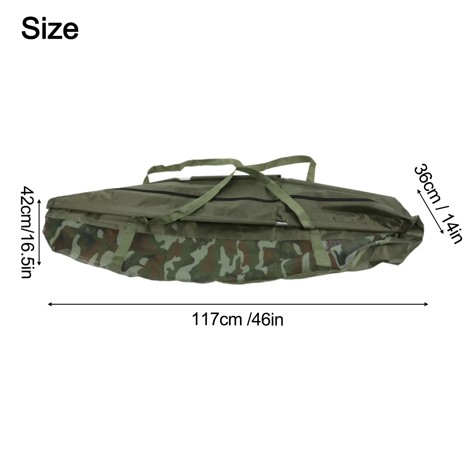 

Foldable Transport Bag Fishing Measure Ruler Outdoor Fishing 110cm Long 600D Oxford Cloth Material Comfortable Weighing