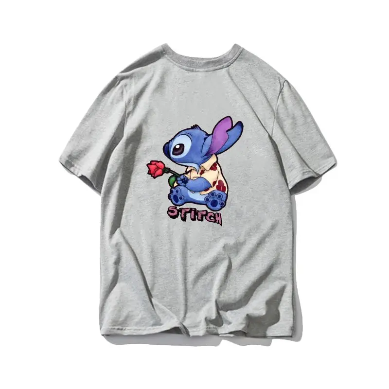 تي شيرت ديزني بارك ميكي ماوس دونالد داك آند تايغريس رياضي لطيف من القطن الخالص، تي شيرت كبير بأكمام قصيرة يسمح بمرور الهواء #3