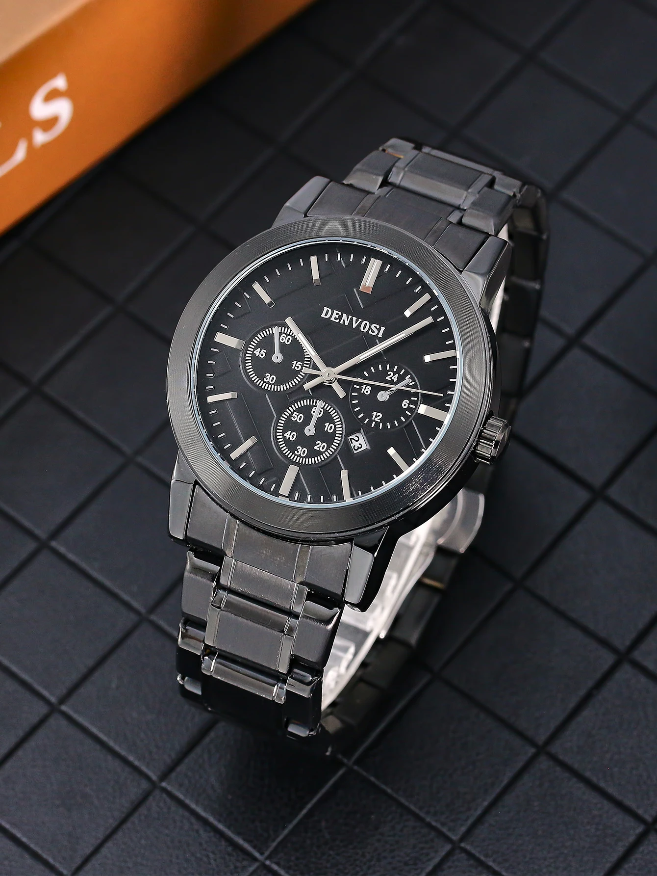 Men\'s quartz watch, Business fasion casual,Stainless steel watches for men