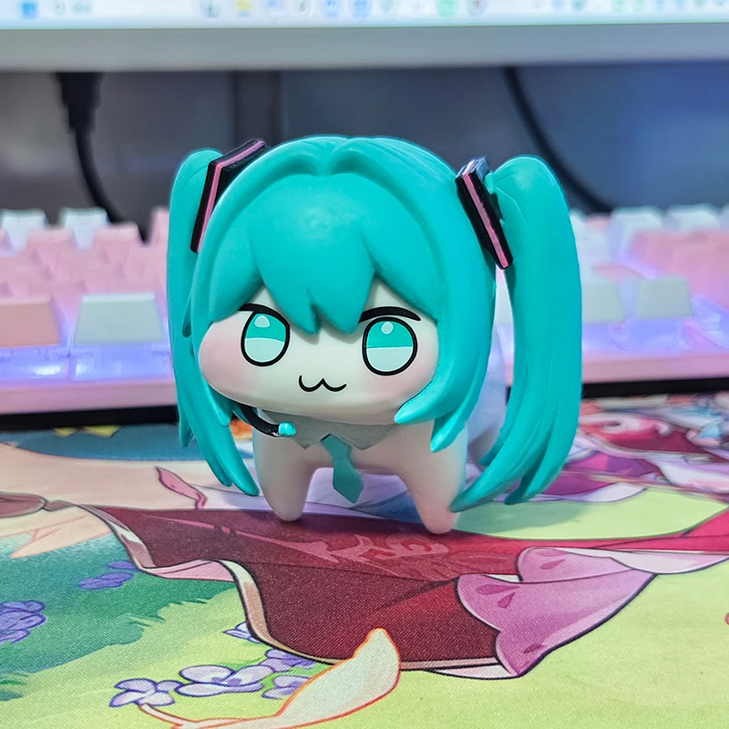 دمية دورو هاتسون ميكو القابلة للجمع تمثال أنيمي ميكو شخصية كرتونية نموذج سيارة سطح المكتب الديكور هدية عيد ميلاد